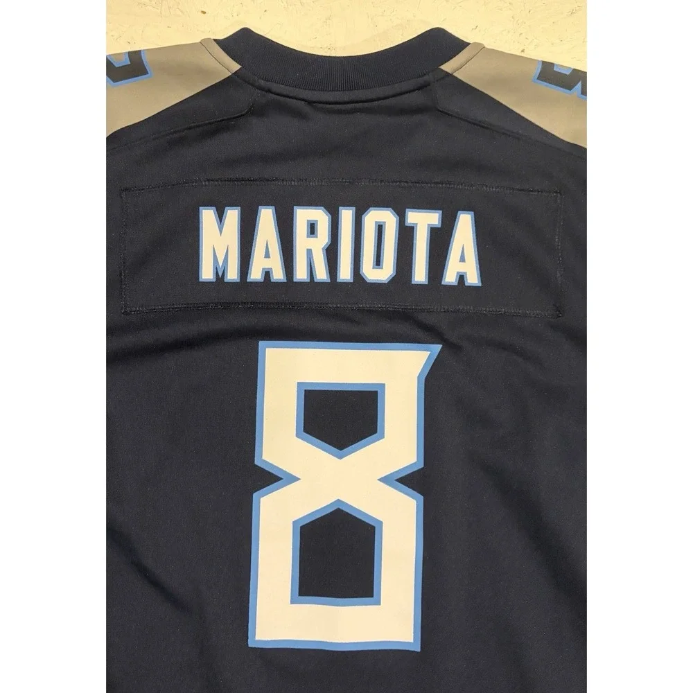 Nike On Field NFL Tennessee Titans‎ #8 Marcus Mariota Jersey Size Youth Large